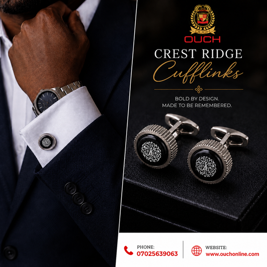 CREST RIDGE CUFFLINKS