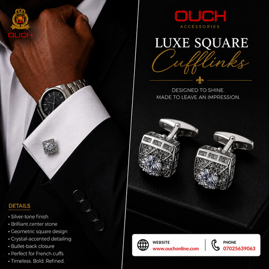 LUXE SQUARE CUFFLINKS